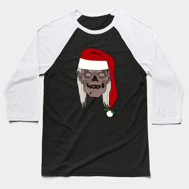 Crypt Keeper | Christmas Baseball T-Shirt by Jakmalone